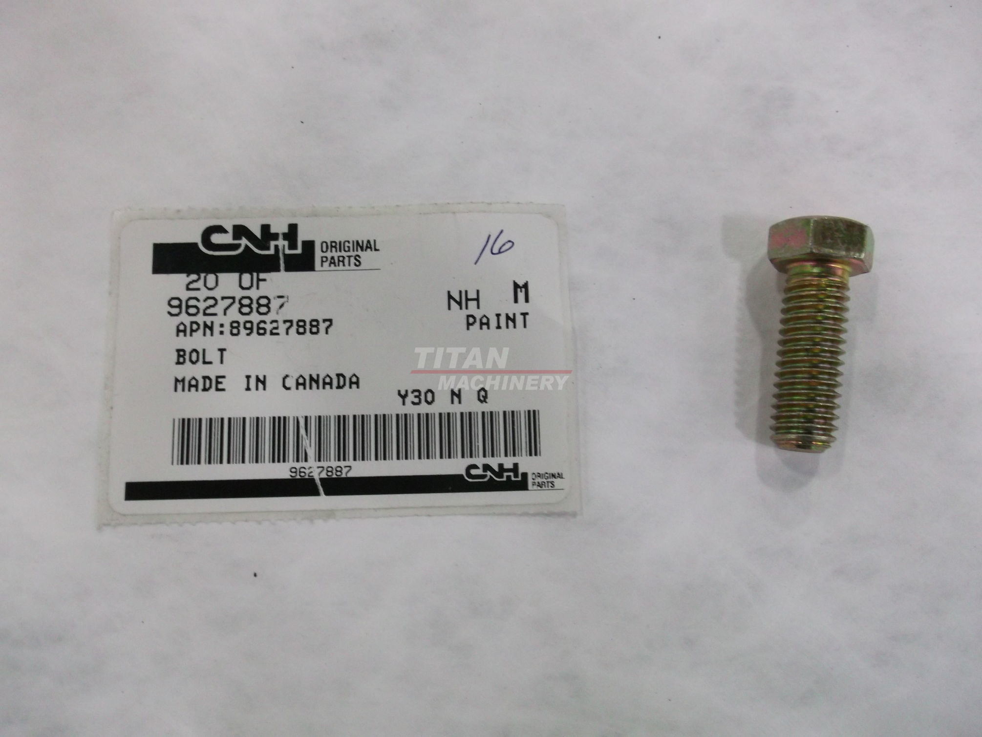 9627887 – BOLT, Hex, 7/16