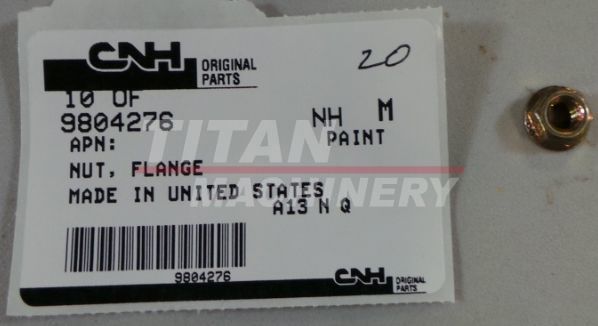 9804276 – FLANGE NUT, Hex, M6 x 1, Cl 8 (1)