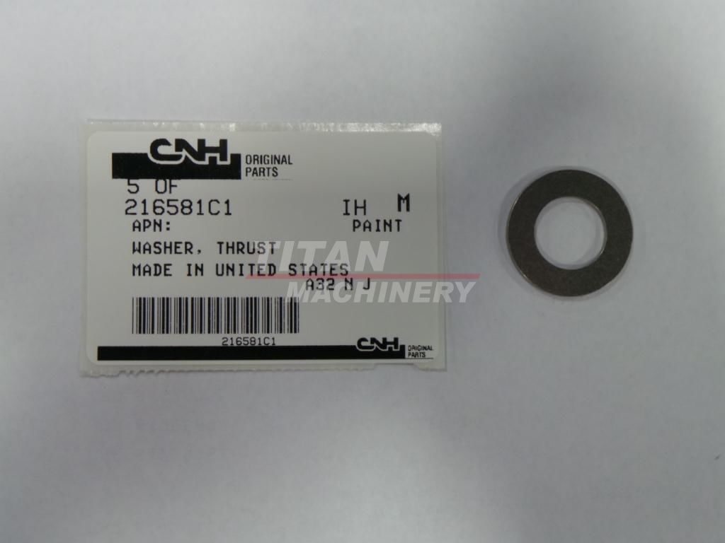 216581C1 – THRUST WASHER, 15.93mm ID x 28.32mm OD x 2.41mm Thk (1)