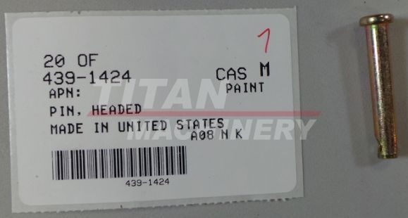 439-1424 – HEADED PIN, 6.35mm OD x 38.1mm L (1)