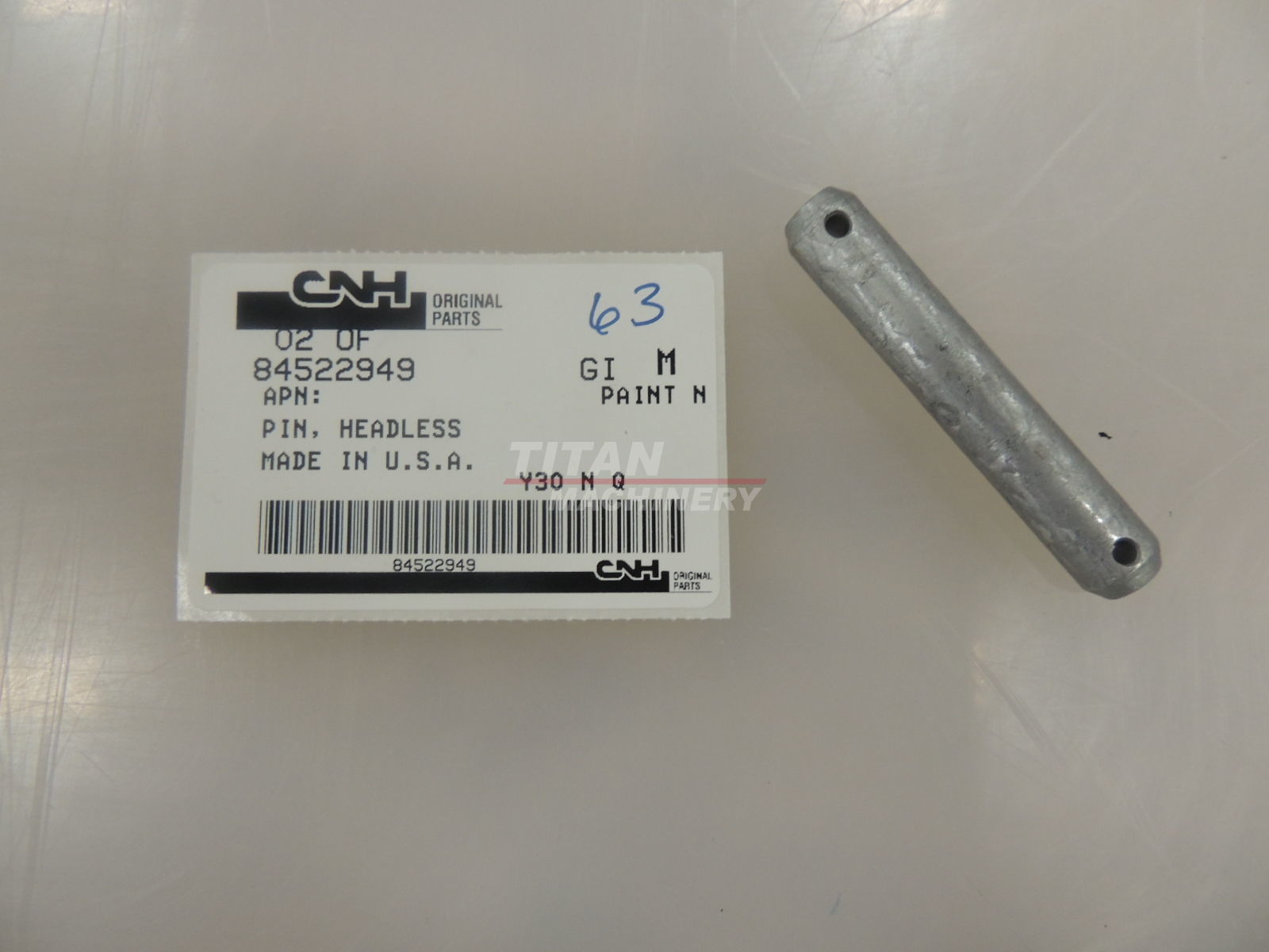 84522949 – HEADLESS PIN, 12mm OD x 70mm L (1)