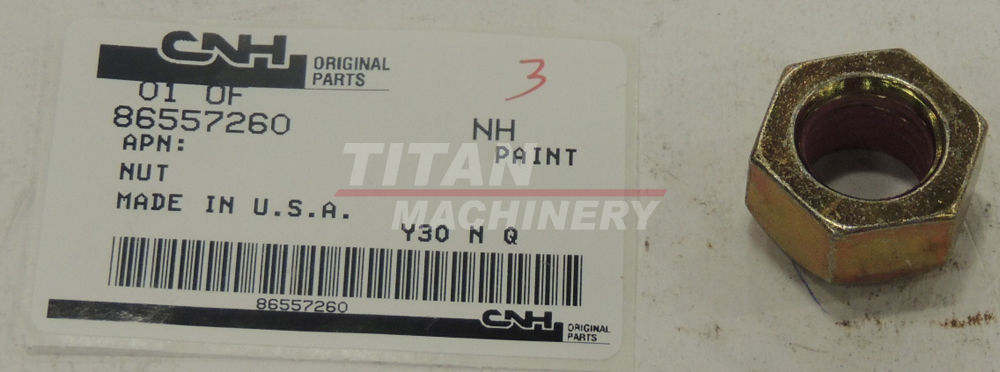 86557260 – SPECIAL NUT, Hex, 3/4