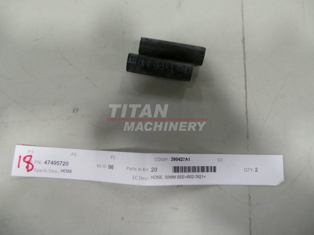 390427A1 – HOSE, 9.5mm ID x 50mm L (1)