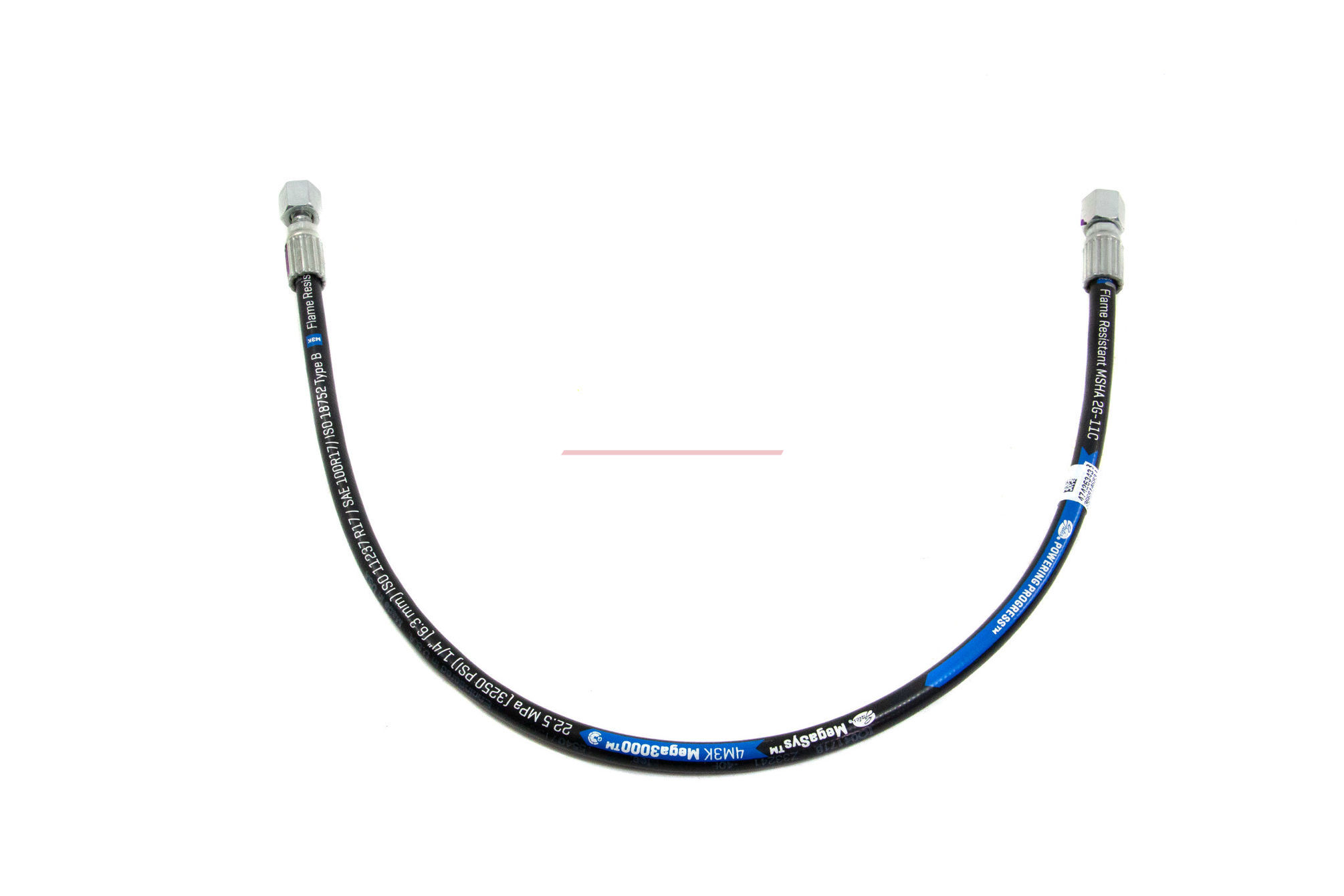 47426343 – HYDRAULIC HOSE, 6.35mm ID x 786mm L, SAE 100R17 (1)