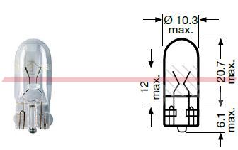 14143990 – BULB, 12V, 3W (1)