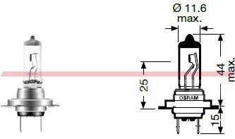 14145090 – Лампа H7, 12V, 55W (2)