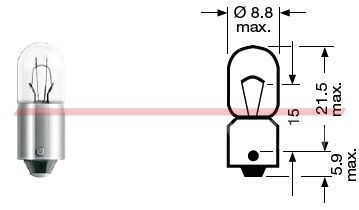 14142490 – BULB, T4W, 24V, 4W (1)